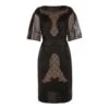 Temperley London Black Angeles Embroidered Silk/Cotton Blend Dress -Exquisite Clothing 15205061 1