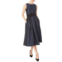 Amanda Wakeley Midnight/Black Lace Trimmed Cocktail Dress -Exquisite Clothing 16360160 3