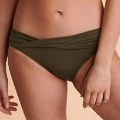 Jets Dark Olive Bikini Bottoms