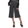 MAJE Grey Inda Wool Blend Cropped Trousers -Exquisite Clothing 17209873 1