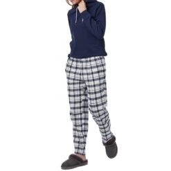 Crew Clothing Navy Hooded Lounge Top -Exquisite Clothing 17387576 4