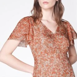 L K Bennett Multi Cecilia Silk Blend Dress -Exquisite Clothing 17620959 3