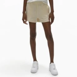 HELMUT LANG Yellow Waffle Shorts