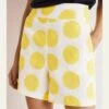Boden Lemon Spotted Georgina Shorts -Exquisite Clothing 18078160 1