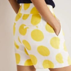 Boden Lemon Spotted Georgina Shorts -Exquisite Clothing 18078160 3