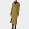 Sweaty Betty Khaki Henley Cotton Blend Midi Dress -Exquisite Clothing 18081124 1