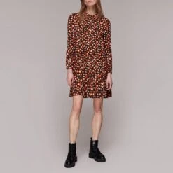 WHISTLES Red Millie Floral Print Dress -Exquisite Clothing 18150348 3