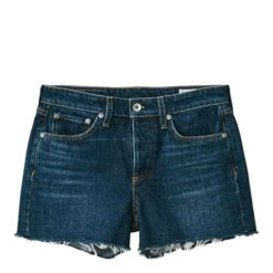 Rag & Bone Dark Blue Dre Low Rise Shorts Dre Low-Rise Short -Exquisite Clothing 18157851 4