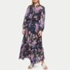 Jigsaw Navy Wild Rose Maxi Dress -Exquisite Clothing 18162462 1