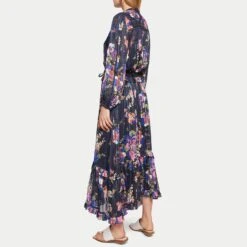 Jigsaw Navy Wild Rose Maxi Dress -Exquisite Clothing 18162462 2