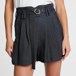 IRO Charcoal Kelis Pleated Short