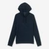 DEREK ROSE Navy London Hoodie -Exquisite Clothing 18224490 1
