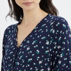 Crew Clothing Multi Tie Cuff Cotton Jersey Dress -Exquisite Clothing 18232368 4