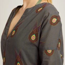 Vilebrequin Navy Fare Cotton Cover-Up -Exquisite Clothing 18246893 3