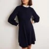 Boden Navy Cuff Detail Knitted Mini Dress -Exquisite Clothing 18254920 1