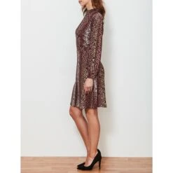 SOSANDAR Leopard Print Flared Dress -Exquisite Clothing 18276871 3