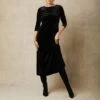 Mint Velvet Black Cowl Midi Dress -Exquisite Clothing 18282068 1