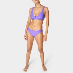 Sweaty Betty Aster Purple Retro Bikini Top -Exquisite Clothing 18330711 3