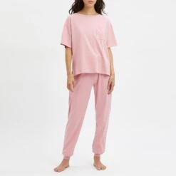 N°· Eleven Pink Cotton Short Sleeve Pyjama Set 11 N°· Eleven Pink Cotton Short Sleeve Pyjama Set -Exquisite Clothing 18341128 5