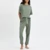 N°· Eleven Sage Cotton Short Sleeve Pyjama Set -Exquisite Clothing 18341133 1
