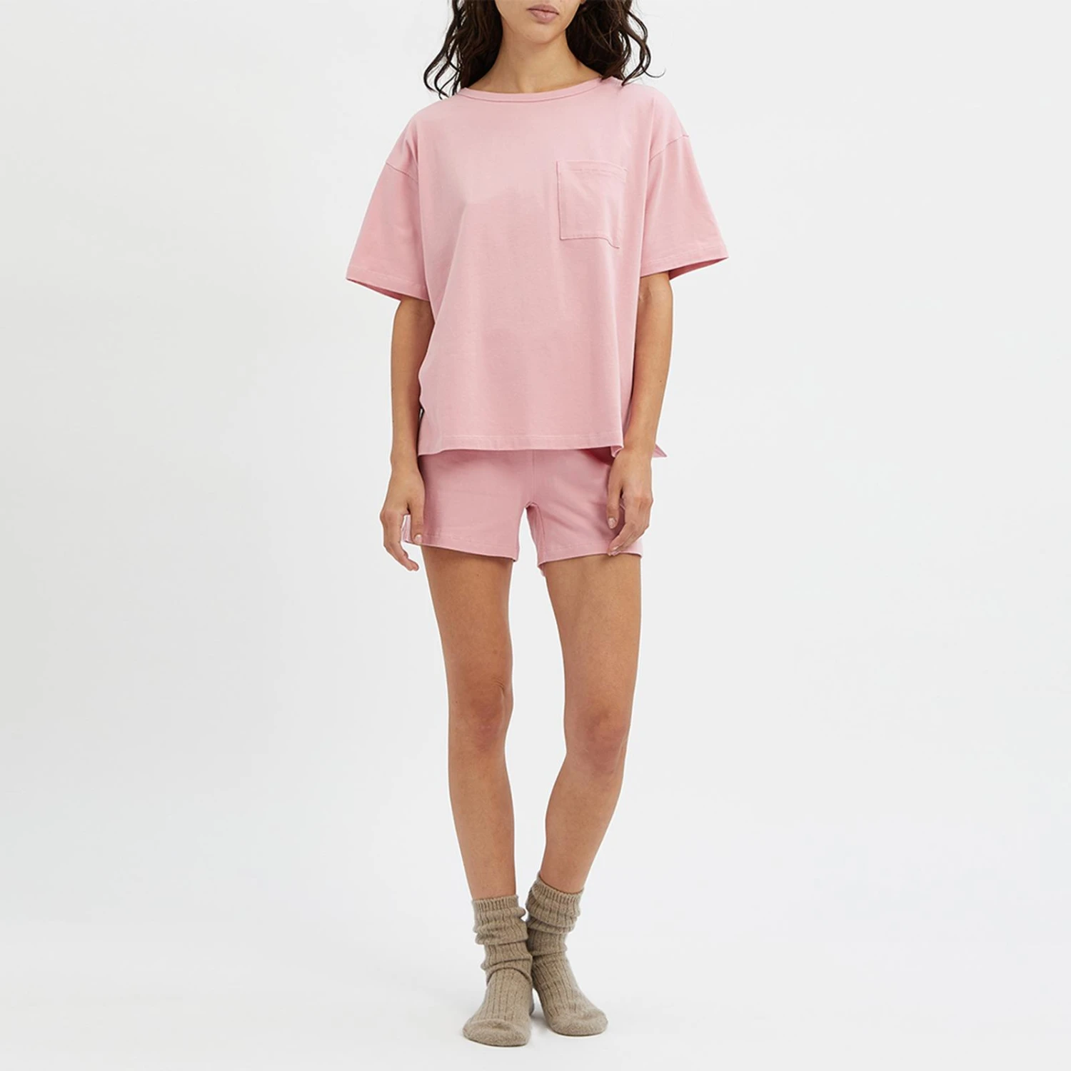 N°· Eleven Pink Cotton Pyjama Short Set 7 N°· Eleven Pink Cotton Pyjama Short Set - Image 5