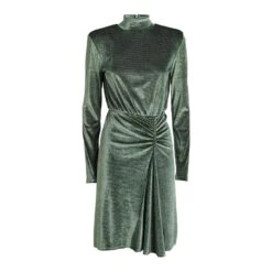 MAX & Co. Max&Co. Green Metallic Cortesia Dress -Exquisite Clothing 18359535 4