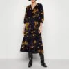 MAX & Co. Max&Co. Black Floral Frate Dress -Exquisite Clothing 18359679 1