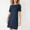 Hush Navy Sal Cotton Blend Jersey Mini Dress -Exquisite Clothing 18362591 1