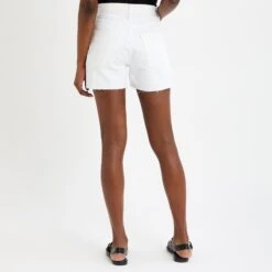 Frame White High Rise Vintage Shorts -Exquisite Clothing 18381946 2