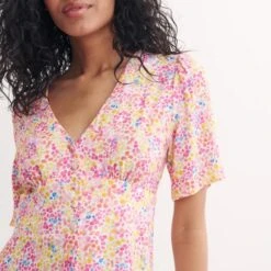 Nobody's Child Multi Alexa Floral Midi Dress -Exquisite Clothing 18386820 4