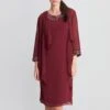 Gina Bacconi Cranberry Joseline Jacket & Dress -Exquisite Clothing 18413371 1