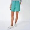Crew Clothing Green Linen Shorts -Exquisite Clothing 18416819 1