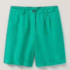 Crew Clothing Green Linen Shorts -Exquisite Clothing 18416819 4