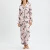 Their Nibs Multi Dragonfly Print Satin Long Pyjamas -Exquisite Clothing 18425403 1
