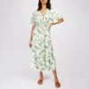 Somerset By Alice Temperley Palm Print Frill Edge Dress -Exquisite Clothing 18431639 1