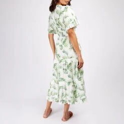 Somerset By Alice Temperley Palm Print Frill Edge Dress -Exquisite Clothing 18431639 4