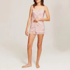 Ginia Rose Lace Silk Cami -Exquisite Clothing 18442694 4