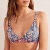 Boden Blue Arezzo V-Neck Bikini Top -Exquisite Clothing 18448764 1