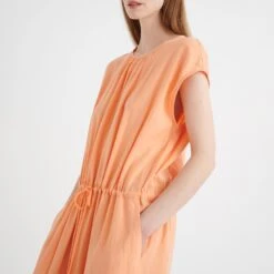 Inwear Coral Kiko Linen Blend Dress -Exquisite Clothing 18452245 3