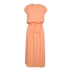 Inwear Coral Kiko Linen Blend Dress -Exquisite Clothing 18452245 4