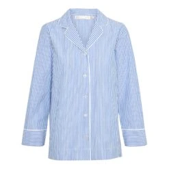 Inwear Blue Cozy Cotton Pyjama Shirt -Exquisite Clothing 18452827 4