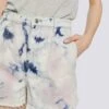 IRO Multi Tie Dye Popi Denim Short -Exquisite Clothing 18454787 1