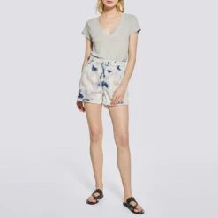 IRO Multi Tie Dye Popi Denim Short -Exquisite Clothing 18454787 3