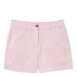 Crew Clothing Pink Spotted Chino Short