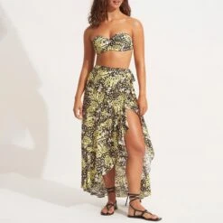 Seafolly Multi Take Flight Wrap Skirt 8 Seafolly Multi Take Flight Wrap Skirt -Exquisite Clothing 18513959 3