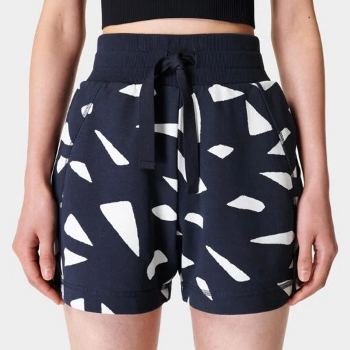 Sweaty Betty Navy Revive High Waist Shorts -Exquisite Clothing 18518990 1