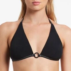 Jets Black Signature Halter Top