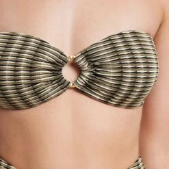 Jets Green Ravello Trim Bandeau -Exquisite Clothing 18519841 3