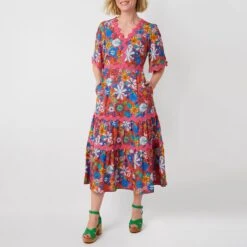 Wyse Multi Dana Ric Rac Dress