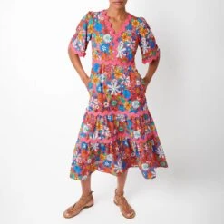 Wyse Multi Dana Ric Rac Dress -Exquisite Clothing 18524597 3